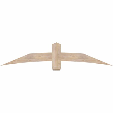 Ekena Millwork Bellingham Smooth Timber Gable Bracket, Douglas Fir, 72"W x 15"H x 1 1/2"D x 5 1/2"F, 5/12 Pitch GBW072X15X0206BEL00SDF